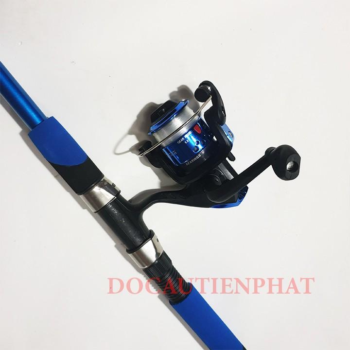 Bộ cần câu rút cacbon 1m8, 2m1, 2m4, 2m7, 3m, 3m6 kèm máy + dây + bộ phao lưỡi và phụ kiện