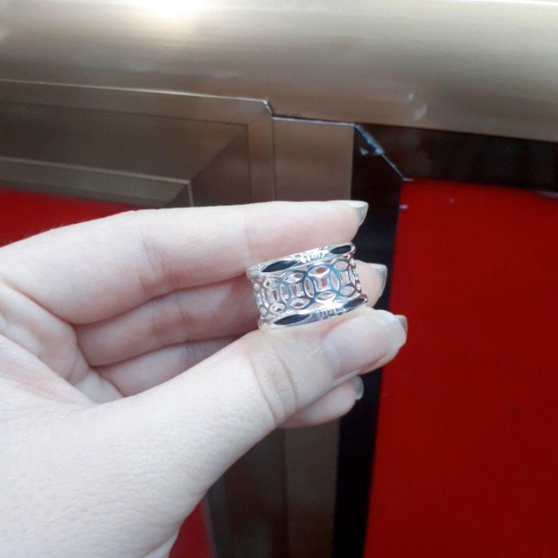 Nhẫn Lông V oi nam bạc 950 cao cấp YN JEWELRY