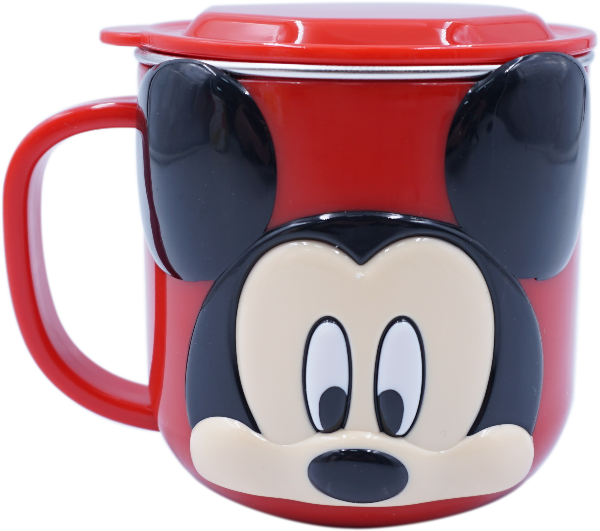 Ly giữ nhiệt Disney có nắp hình chuột mickey đỏ nổi 3D cho bé trai 260m - LYMICKEY