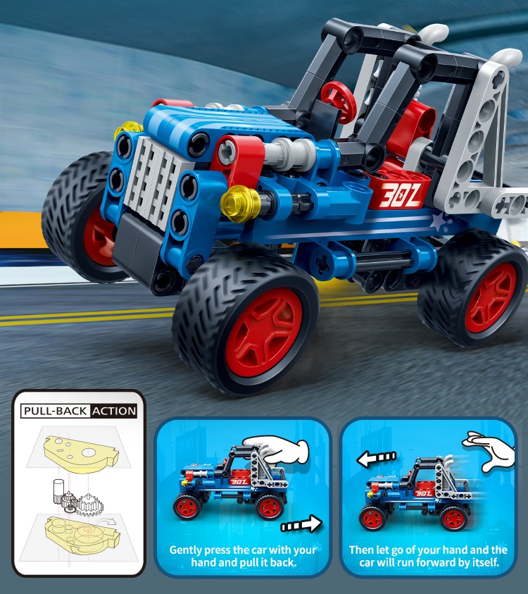 Đồ Chơi Lắp Ráp Toys &amp; Joys Chủ Đề Xe Đua (5-12 tuổi)