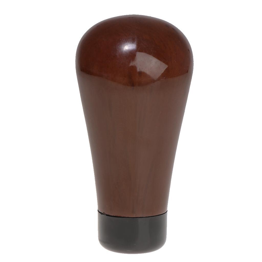 Brown Universal Manual Car Gear Shift Knob Shifter Lever Head with Hoses
