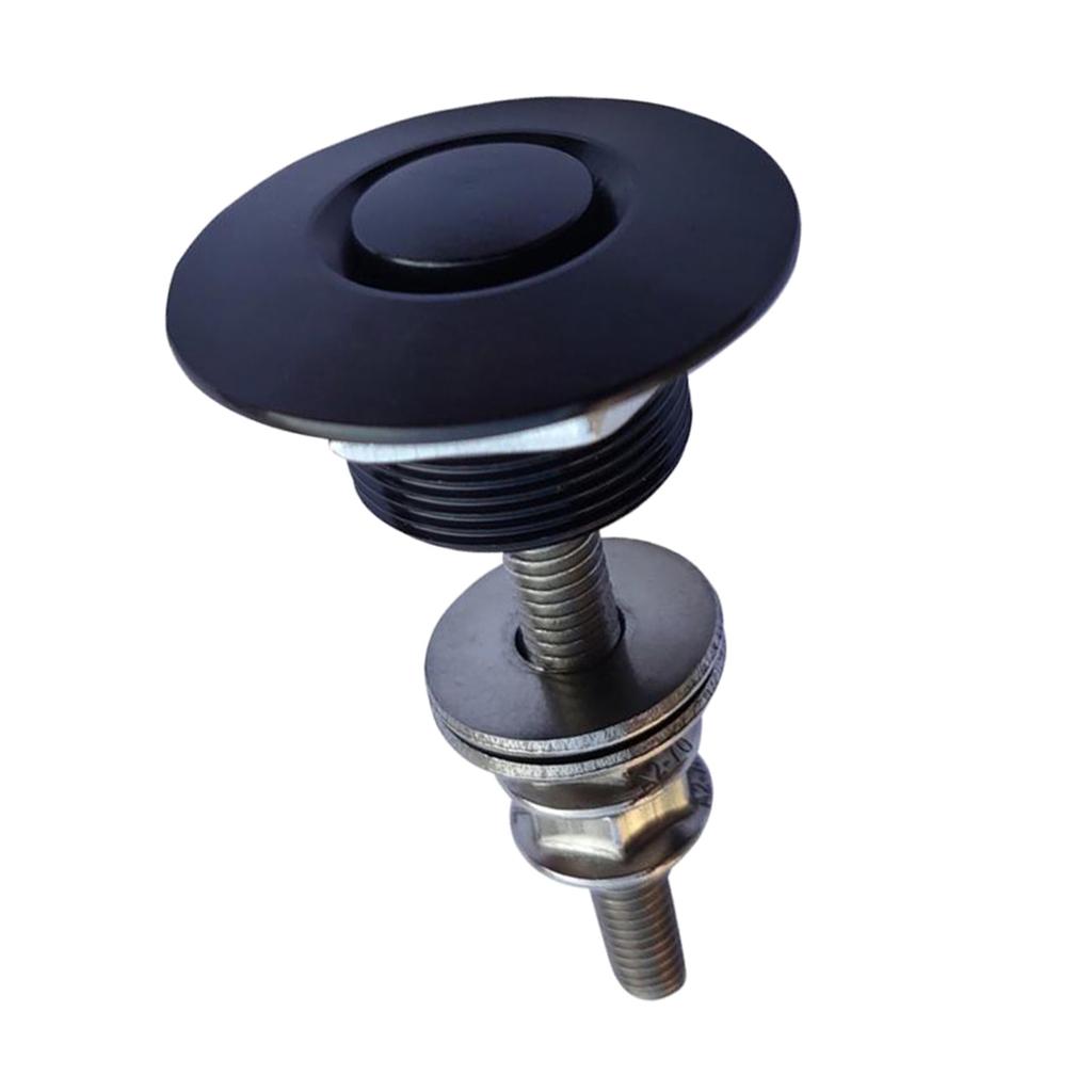 Hood Pin Locks Auto-Release Latch - Black