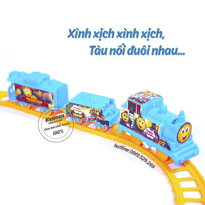 Đồ chơi đường ray tàu hỏa Thomas and friend 3 toa hàng đẹp