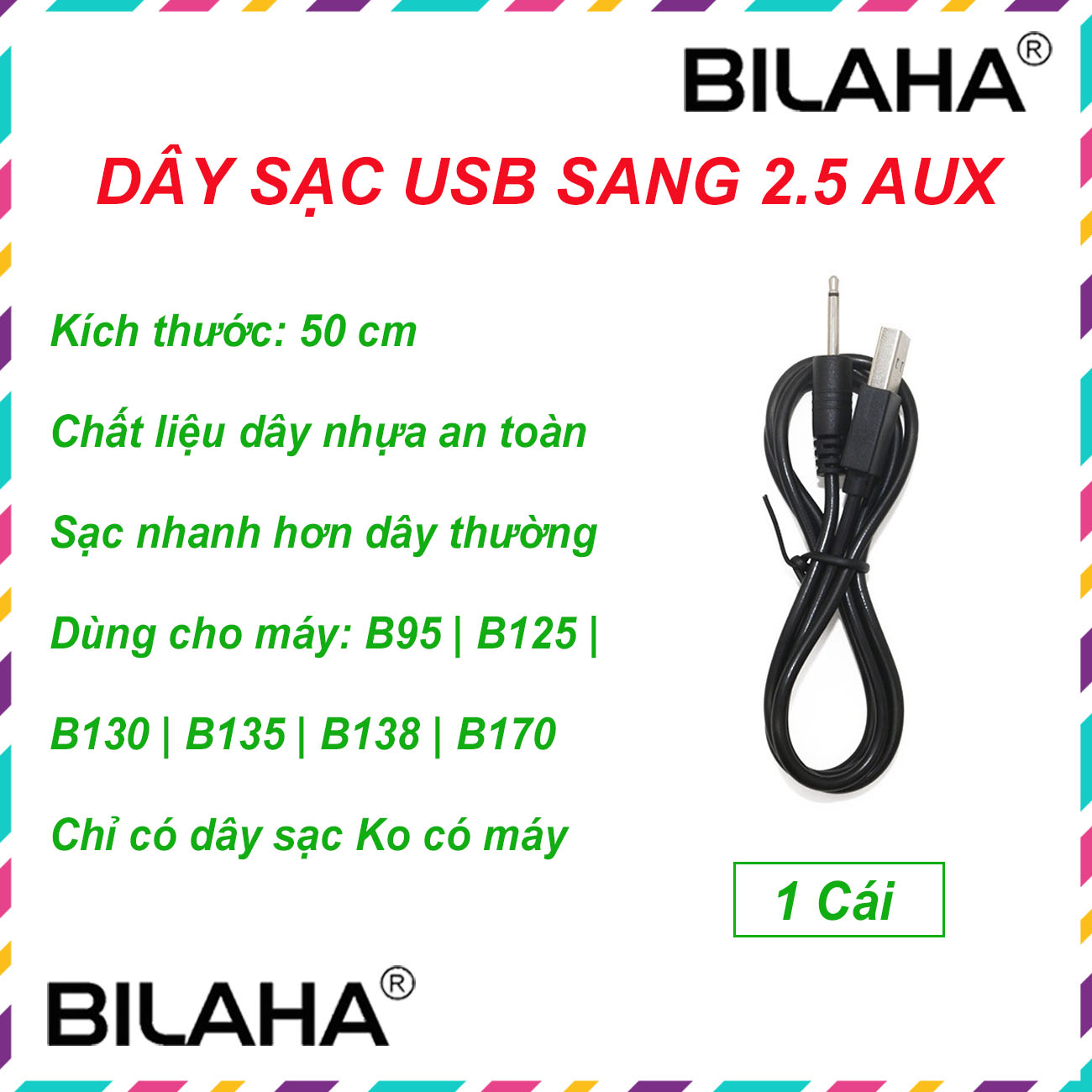 Dây sạc máy massage mắt mini 10 chế độ (Được tùy chọn mẫu như hình) (Hàng Chính Hãng) B76