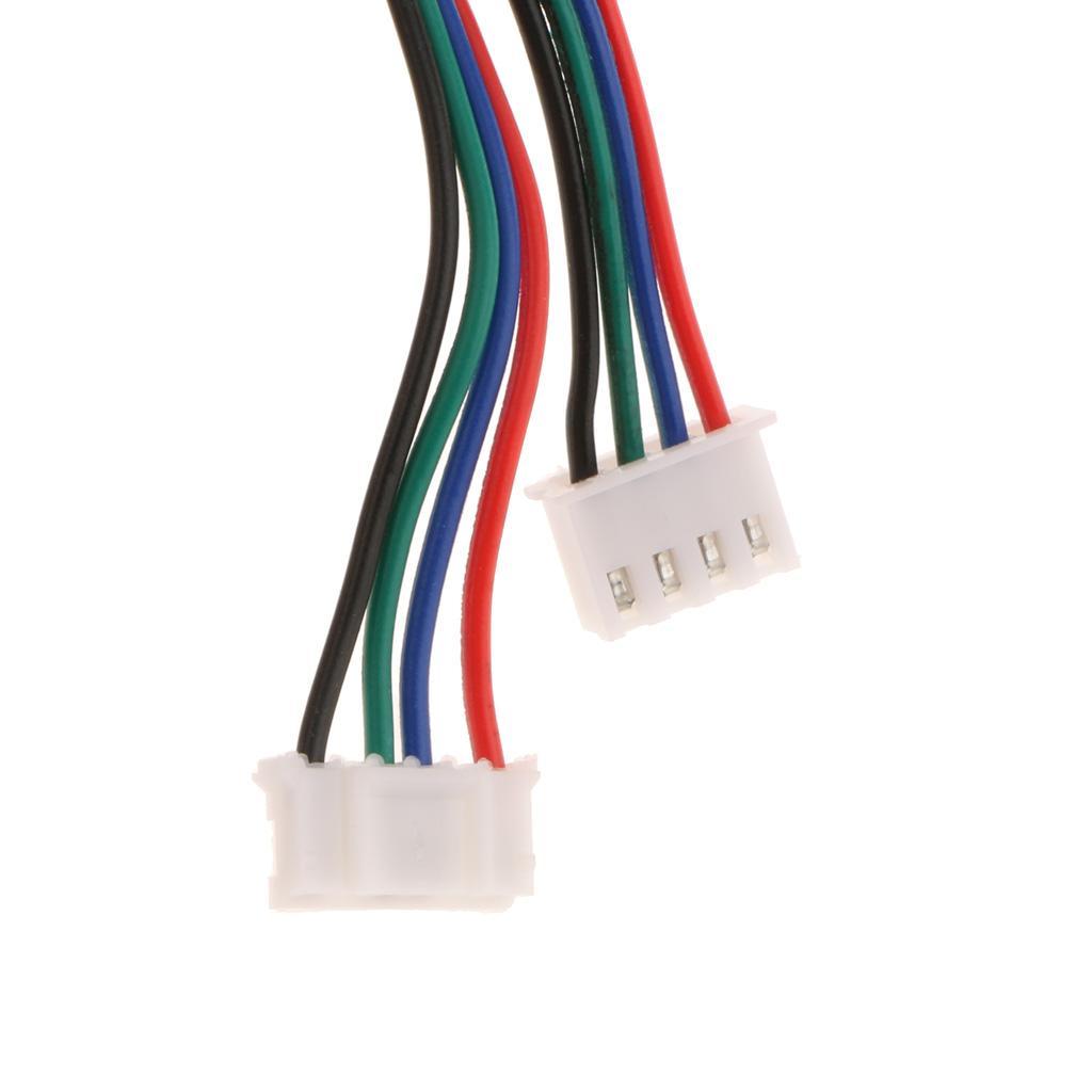 0.6m/2ft Meter Long Stepper Motor Cables with 4 Pin Connector for 3D Printer