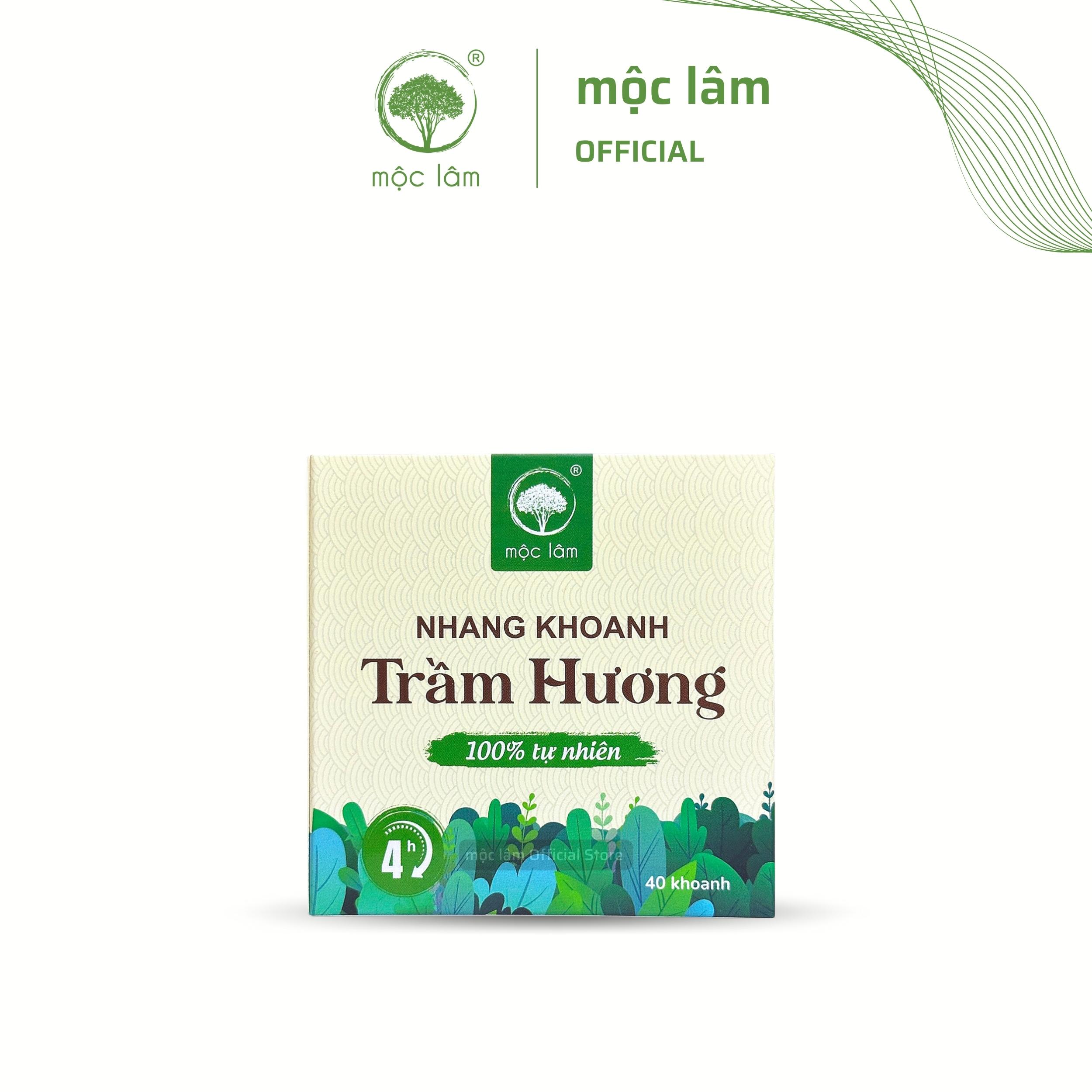 Nhang Khoanh Trầm Hương 4Giờ 40Khoanh MỘC LÂM Nhang Vòng 100% Tự Nhiên