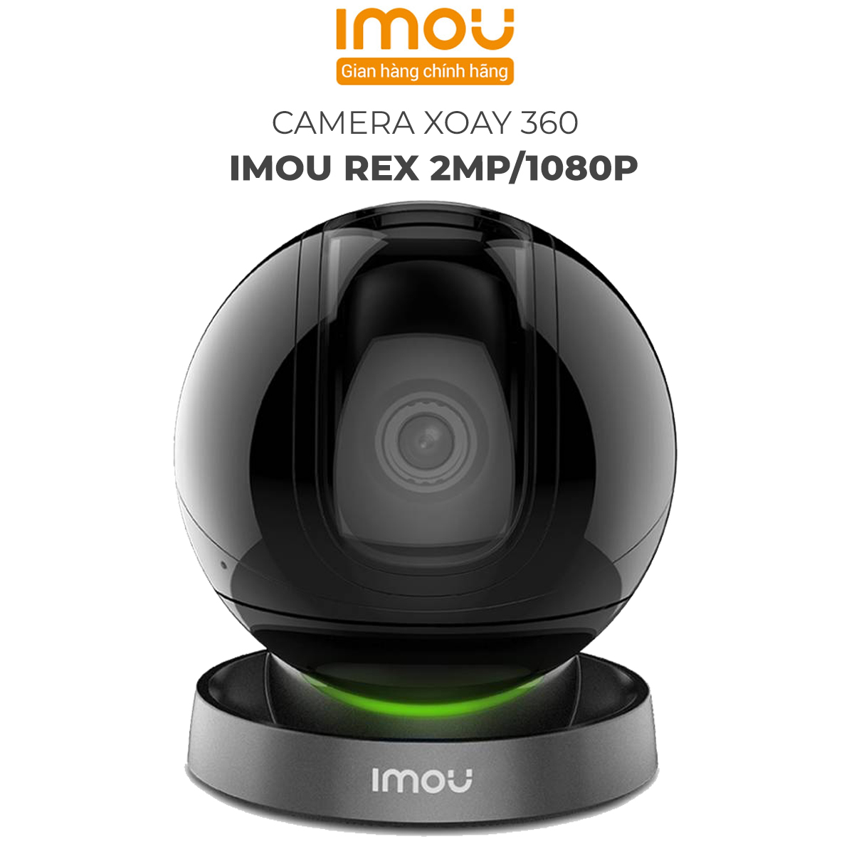 Camera IMOU Rex, Camera Xoay 360, AI Phát hiện người, đàm thoại 2 chiều, có màu ban đêm 2MP/4MP - Hàng Chính Hãng