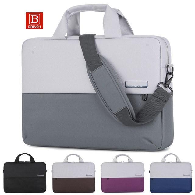 Túi chống sốc Laptop Macbuk Brinch công sở (Có quai đeo, xách)