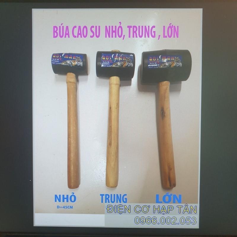 Búa cao su cán gỗ giá xưởng