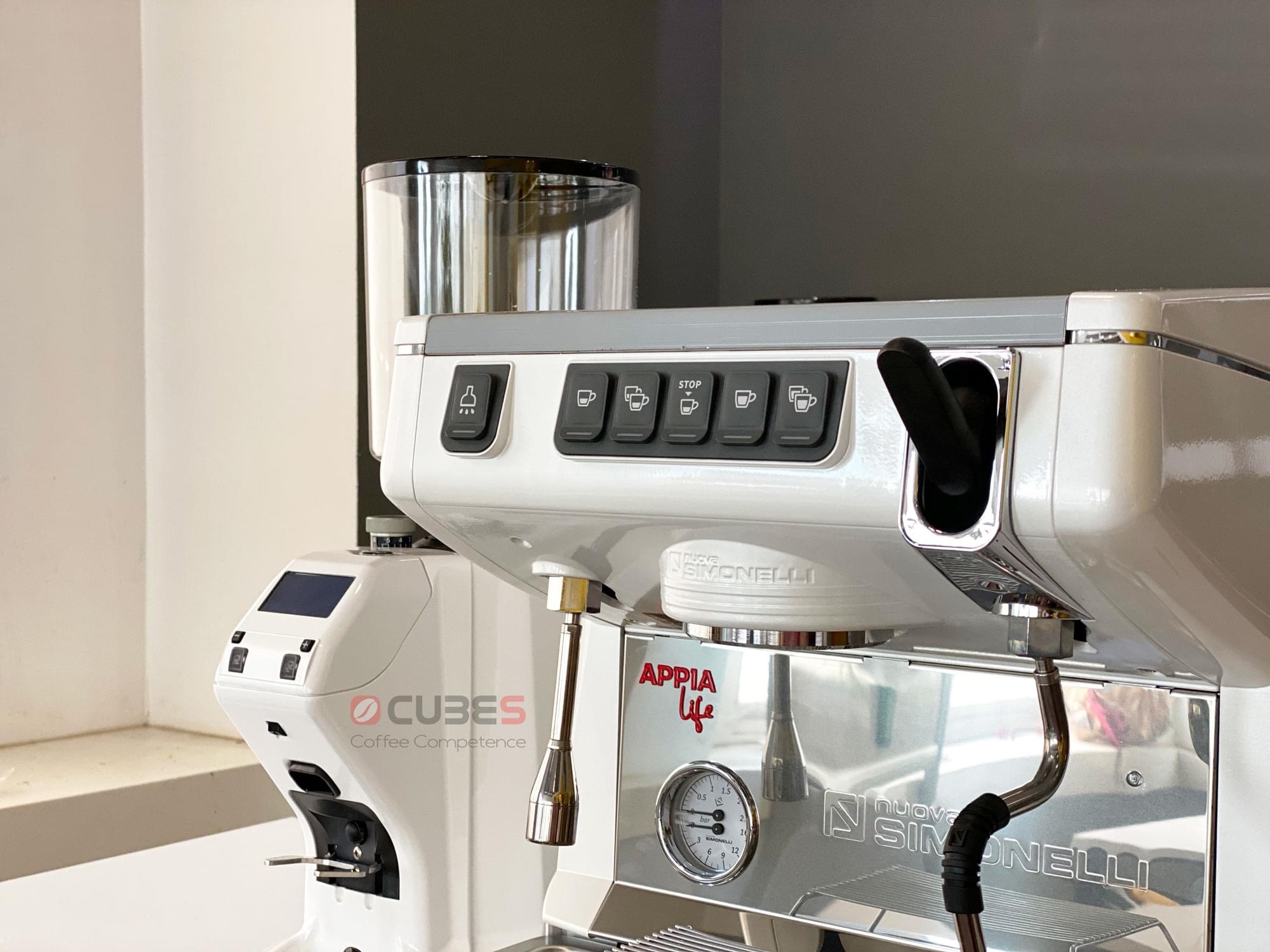 Máy pha cà phê Nuova Simonelli Appia Life Volumetric 1 group- Hàng nhập khẩu chính hãng từ Ý