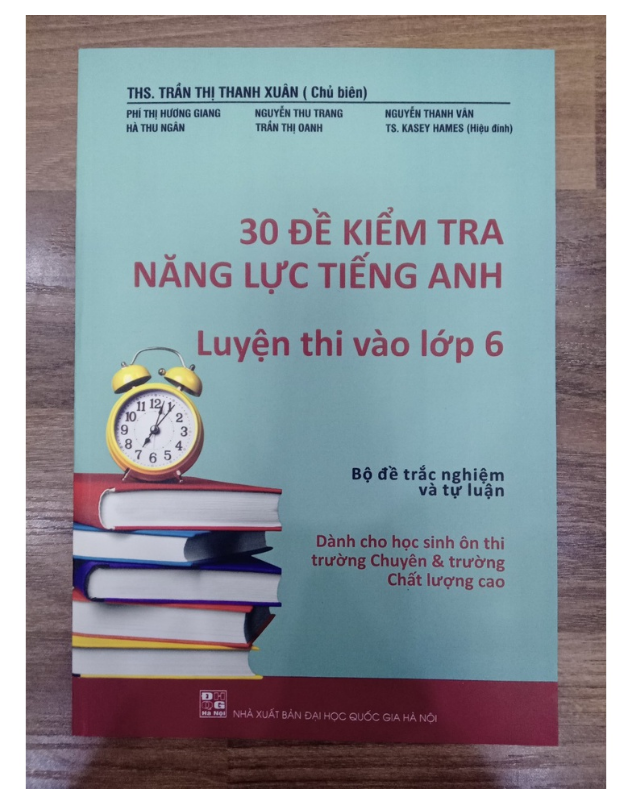 Sách - Combo 3 cuốn 30 đề luyện thi vào lớp 6