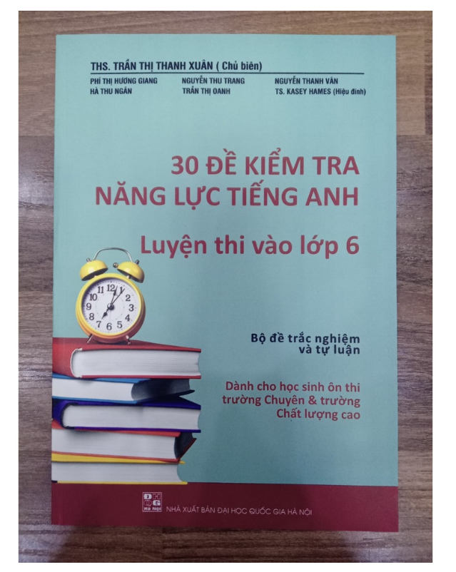 Sách - Combo 3 cuốn 30 đề luyện thi vào lớp 6 ( toán + tiếng việt + tiếng anh )