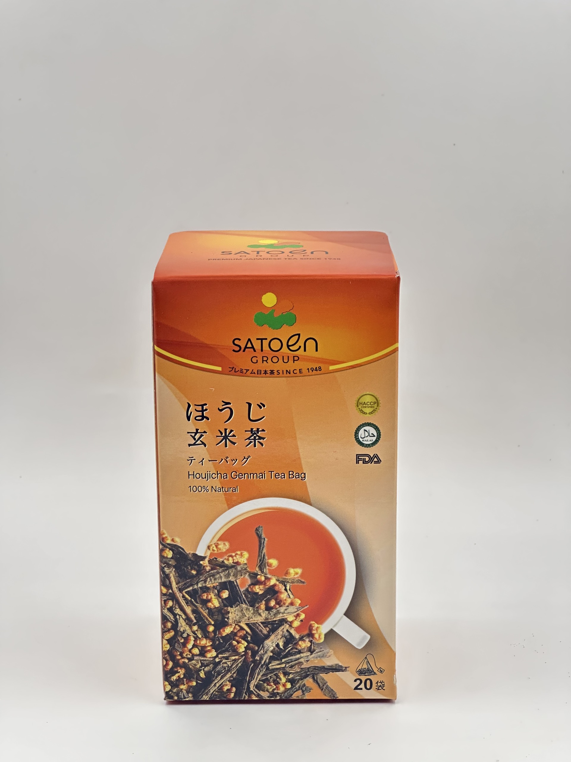 Hộp Trà túi lọc Satoen Houjicha Genmai gạo rang 50g