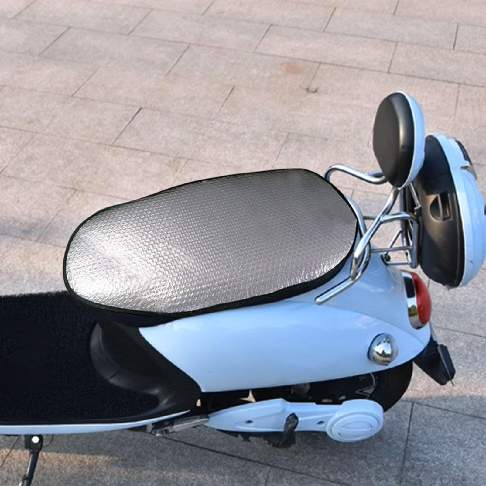 Motorcycle Seat Cover Anti Slip Comfortable Seat Protector Cover PU Leather