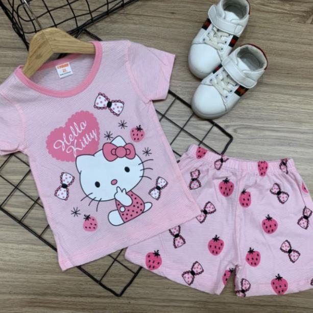 |FAMARAL1 giảm 10k cho đơn 50k|Bộ cotton xuất Nhật hàng hè siêu đẹp cho bé gái - Bộ bé gái