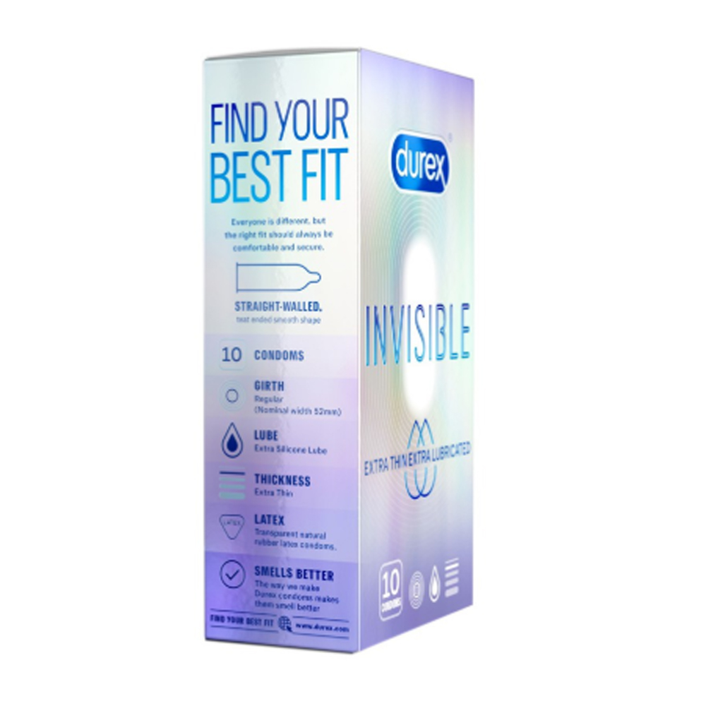 Bao cao su Durex Invisible và Powermen Kéo dài thời gian Bộ 22 bao