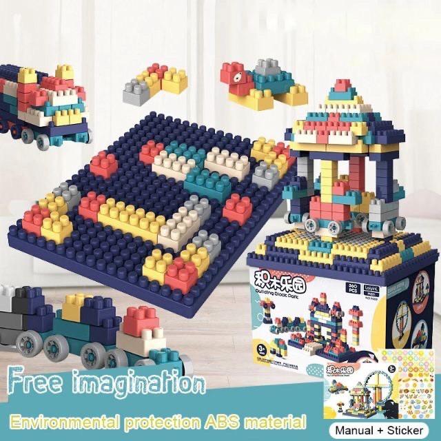 Bộ Lego 520 chi tiết xếp hình sáng tạo cho trẻ trên 3 tuổi