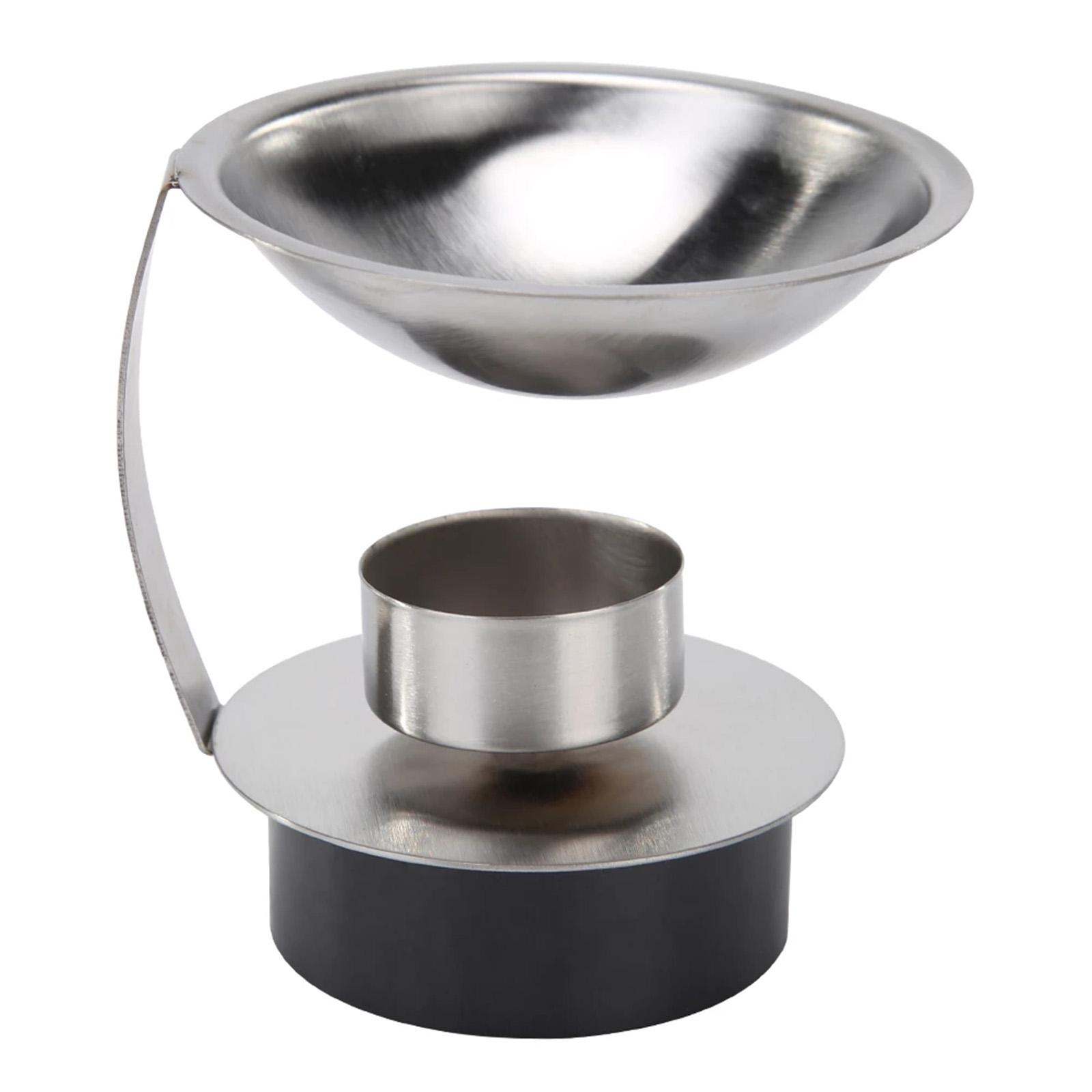 Seal Wax Melting Furnace Tool, Stainless Steel Wax Seal Warmer with Melting Spoon Kit Wax Melt Warmer Aroma Essential Oil Burner for Home Wedding