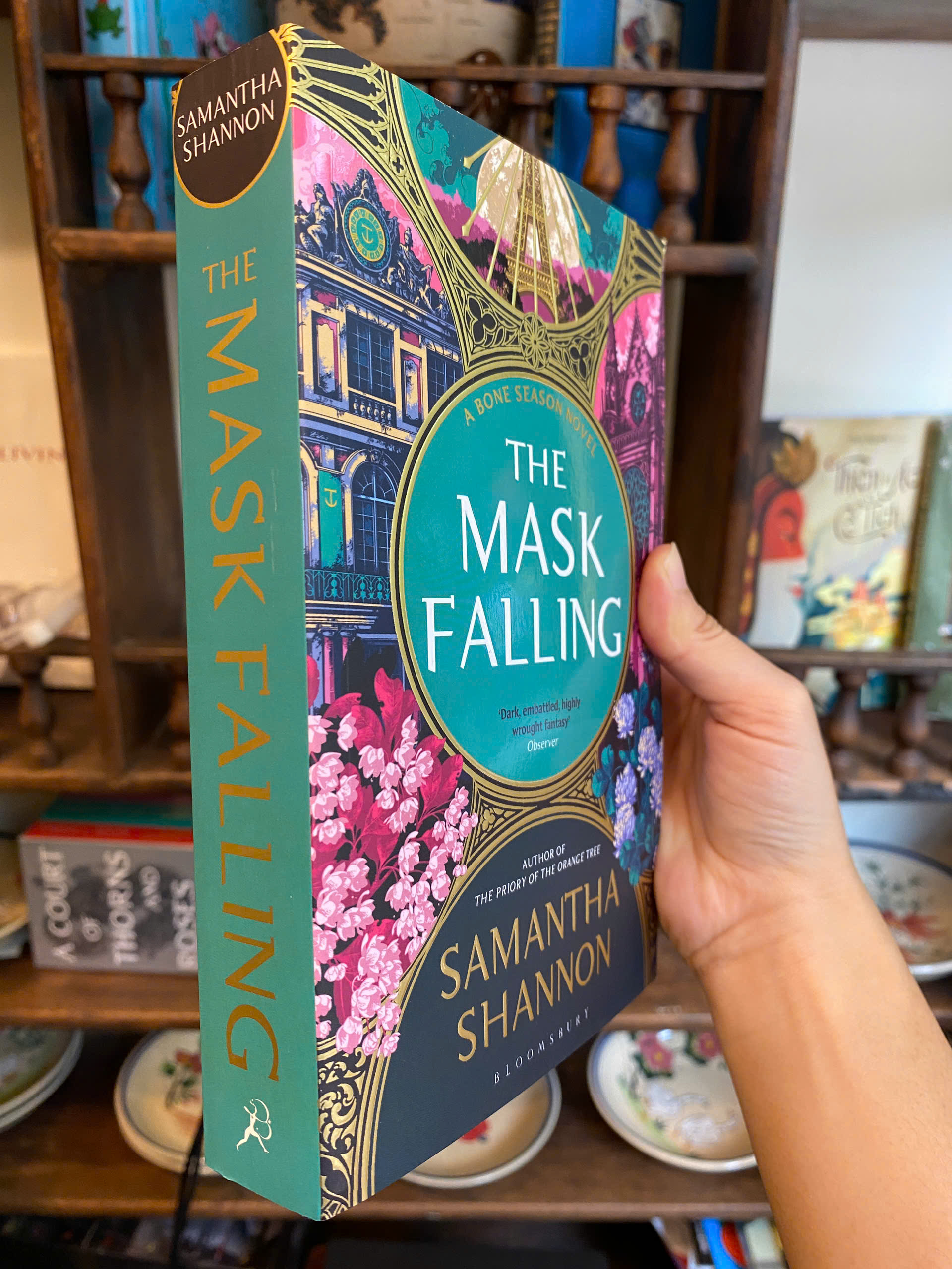 Sách - The Mask Falling: A Bone Season Novel by Samantha Shannon | English Science Fiction Book