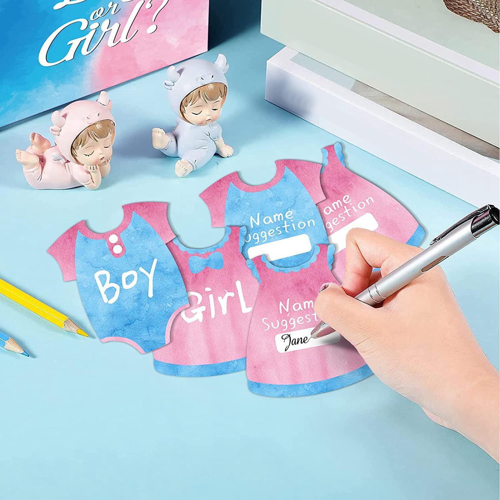 Baby Gender Reveal Voting Box Collection Box for Wedding Halloween Gift