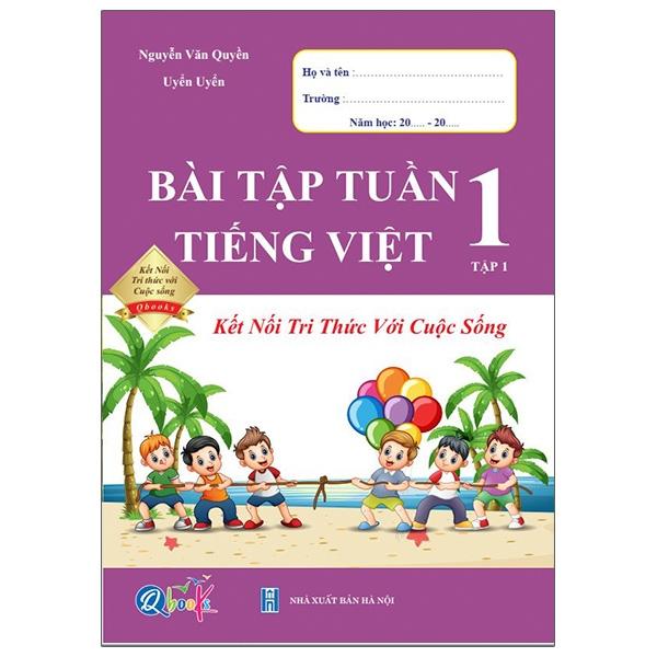 Bài Tập Tuần Tiếng Việt 1 - Tập 1 (Kết Nối) (2021)