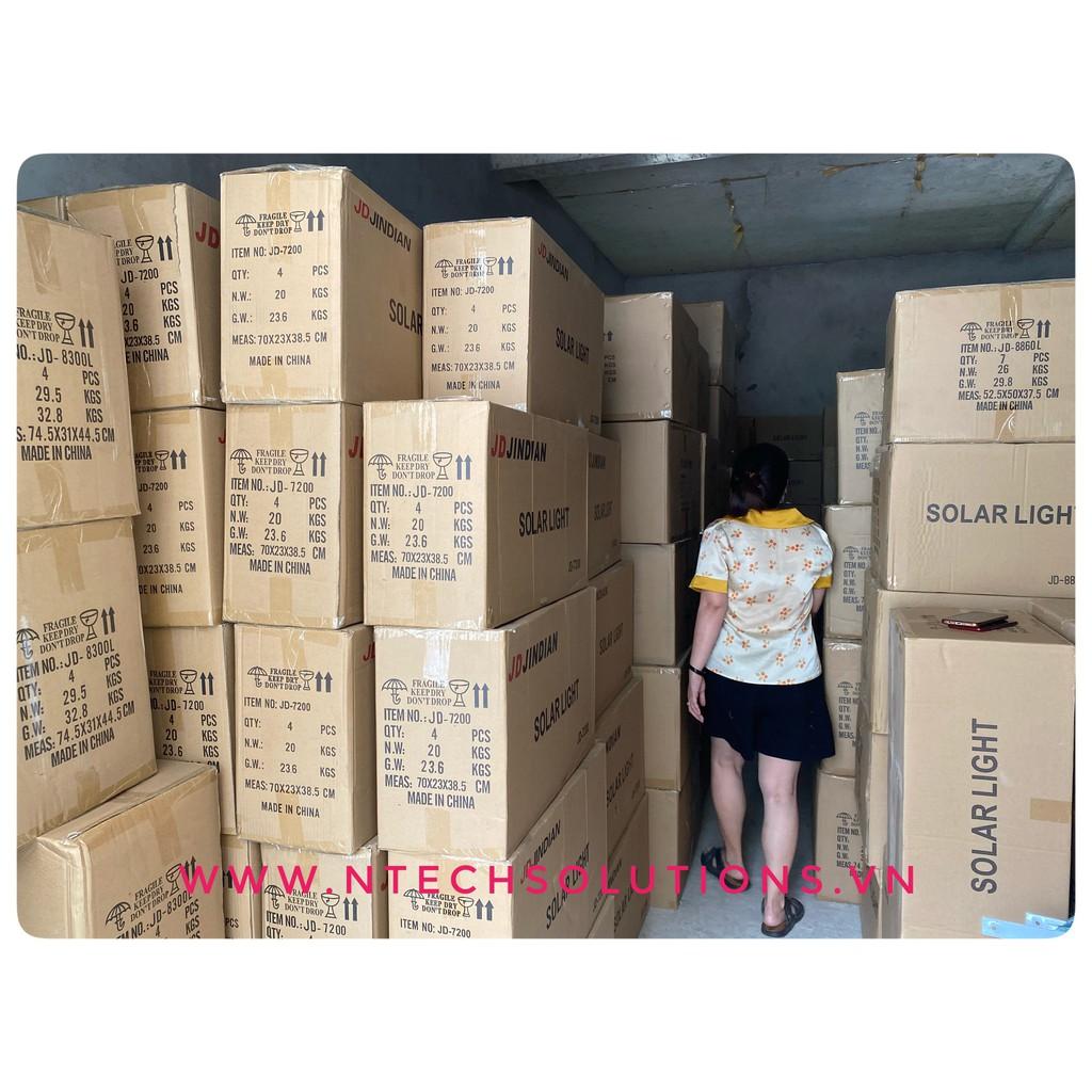 Đèn Pha Chống Lóa Cao Cấp Năng Lượng Mặt Trời Jindian JD-770 Công Suất 70W -Khung Nhôm