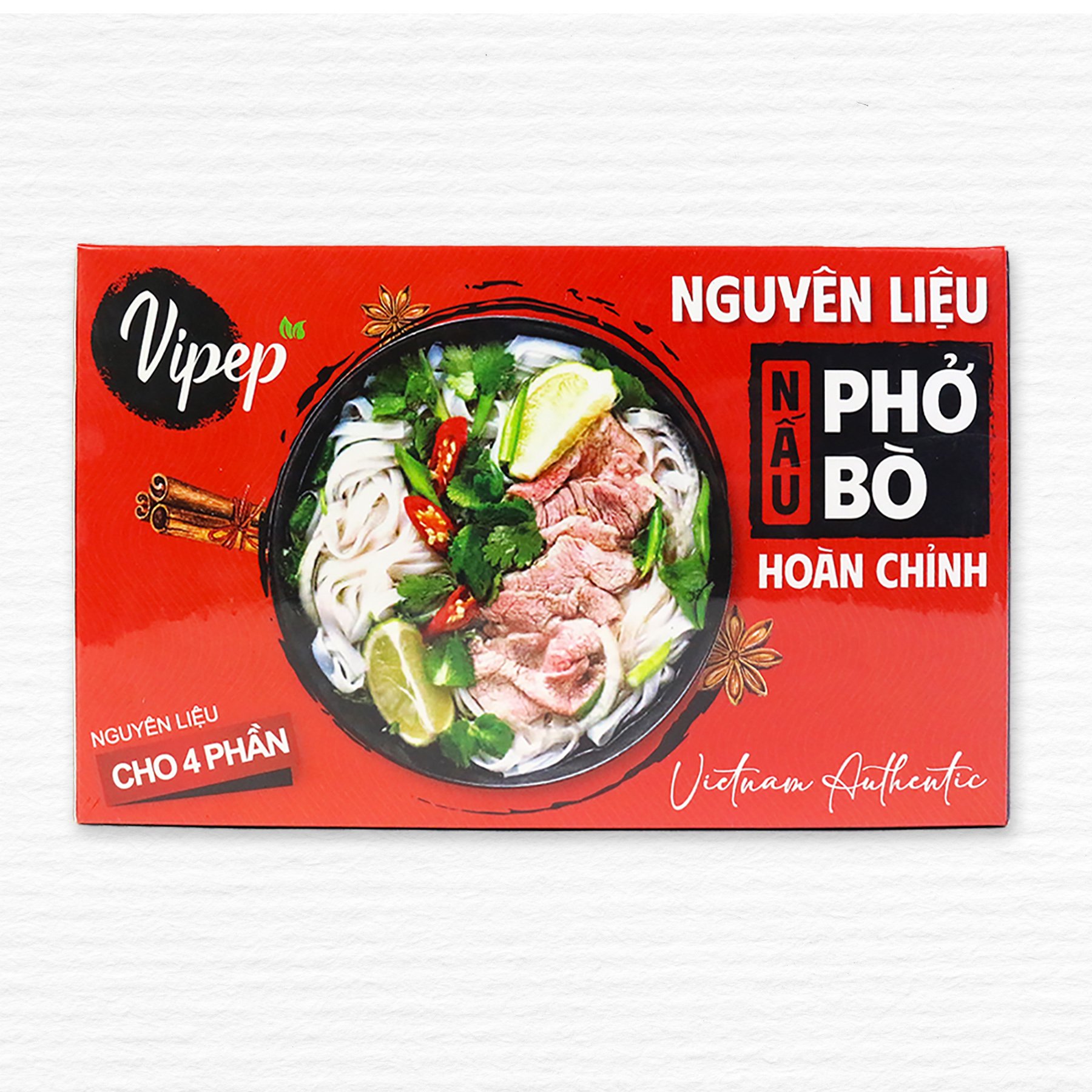 Nguyên Liệu Nấu Phở Bò Hoàn Chỉnh Vipep 320G