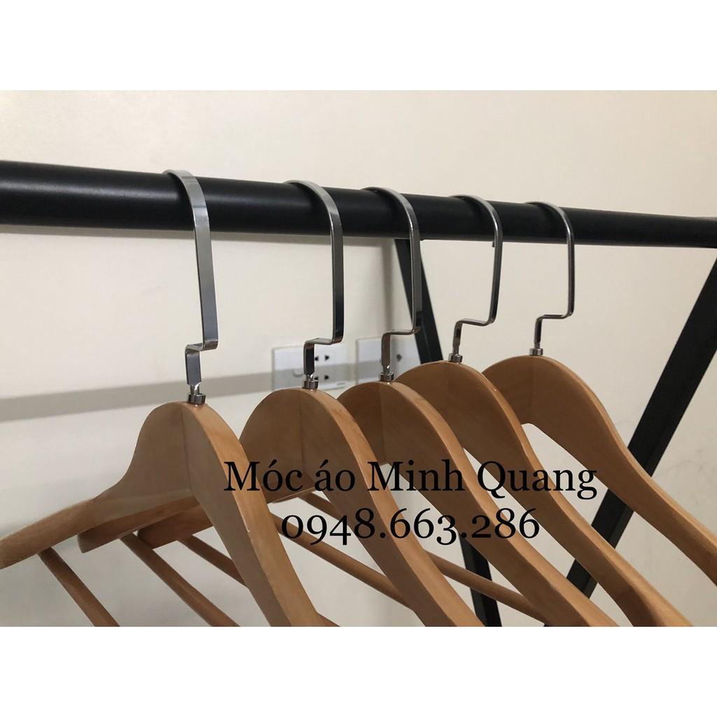 Móc treo qumóc treo quần áo vest-mắc cao cấp làm từ gỗ tự nhiên 100%-vai dày 5cm