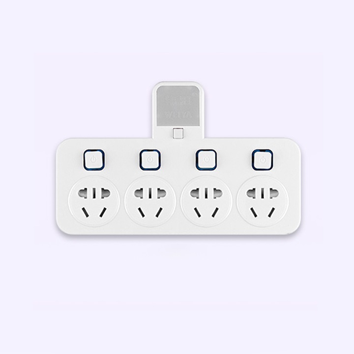 Ổ chuyển 3 chân sang 4 ổ 2 chấu có đèn báo ngủ