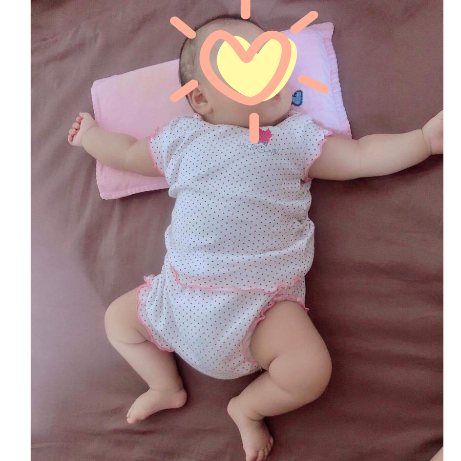 (5-7kg) Bộ Cánh Tiên/ Hai dây cho Bé Gái HotGa