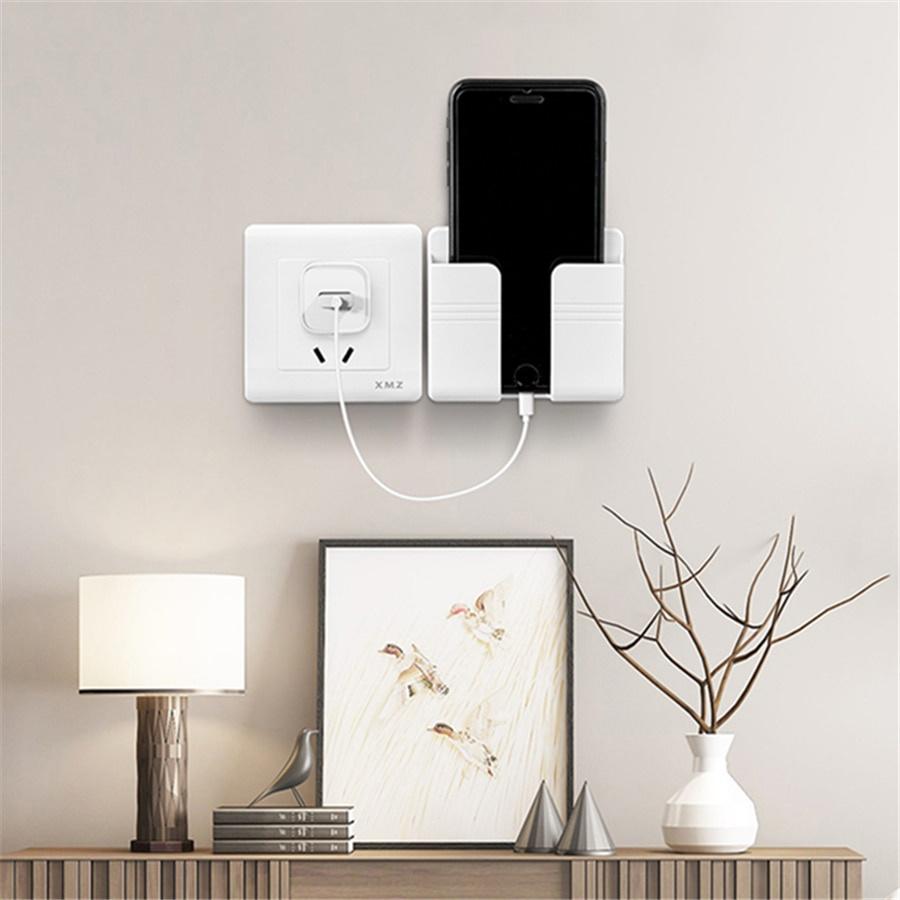 Kệ điện thoại điều khiển tivi dán tường đa năng tiện ích chắc chắn