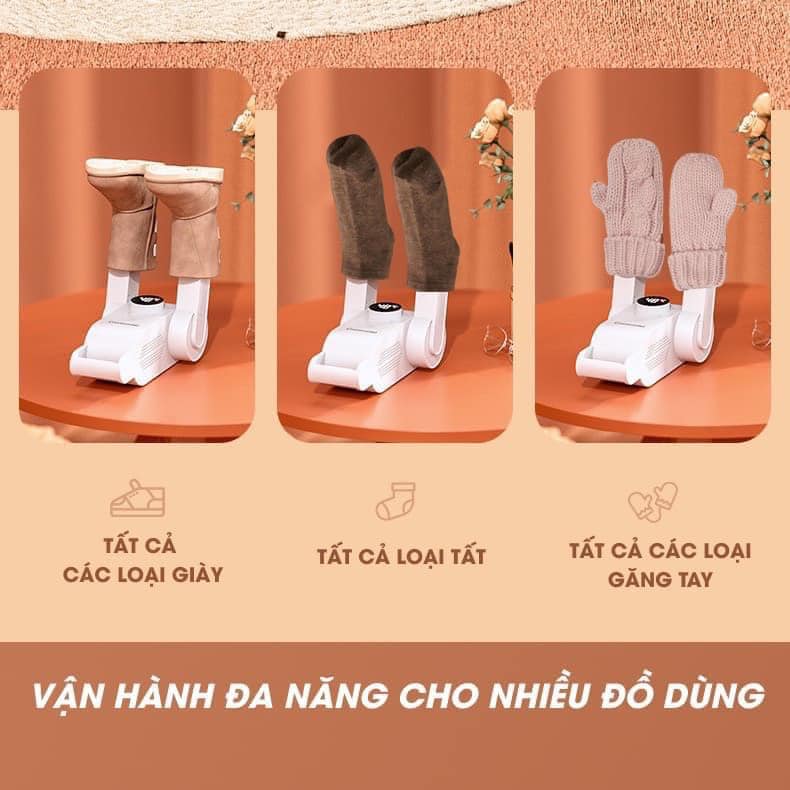 Máy sấy, Làm khô, khử mùi, Diệt khuẩn bằng tia UV cho giày, tất, vớ