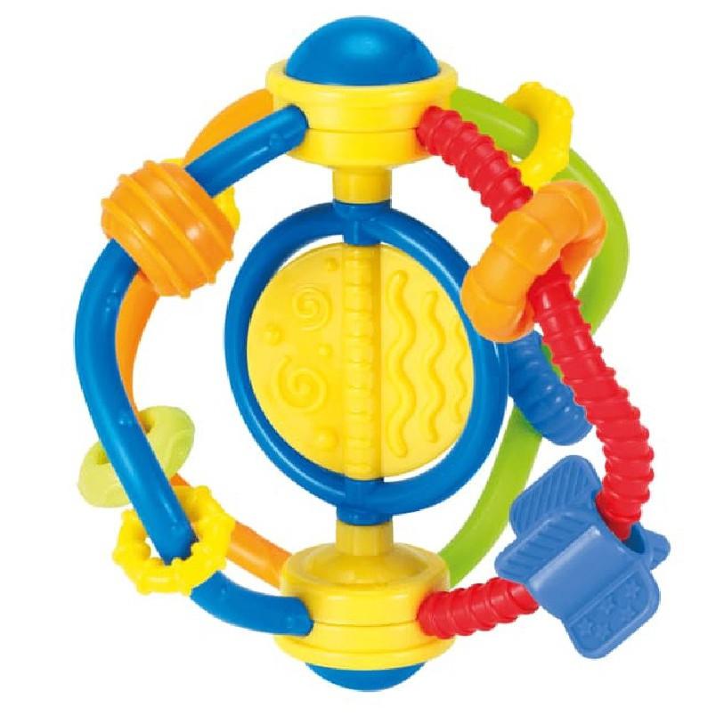Xúc xắc tập cầm - luồn hạt luyện vận động tinh cho bé  Winfun 0233 dành cho bé từ 3 tháng tới 12 tháng - tặng đồ chơi tắm màu ngẫu nhiên