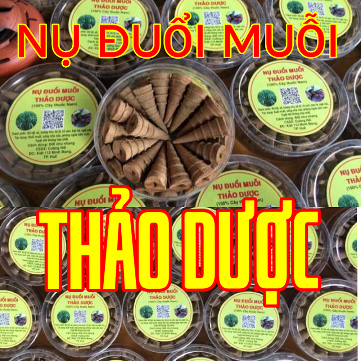 HỘP NỤ ĐUỔI MUỖI THẢO DƯỢC  100% LÀNH TÍNH CHĂM SÓC SỨC KHOẺ GIA ĐÌNH BẠN