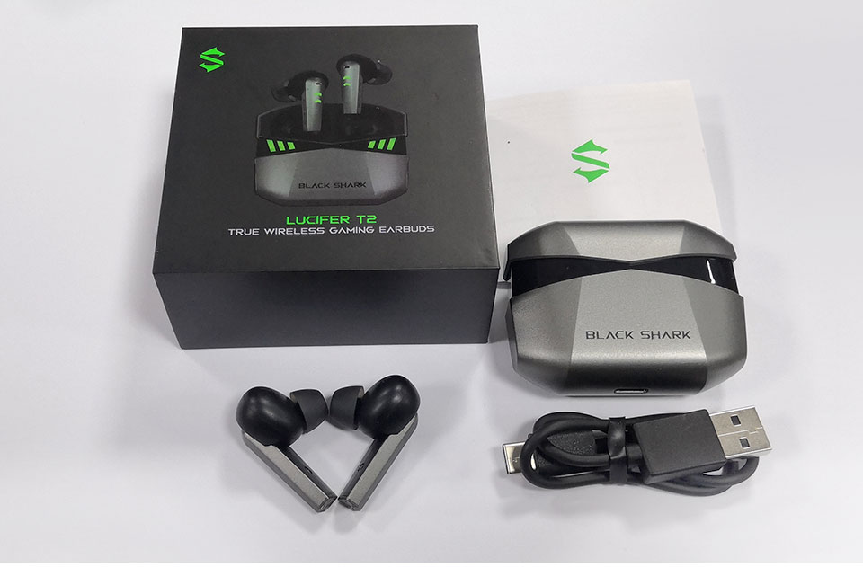 [Hàng Chính Hãng] Tai nghe Gaming Bluetooth TWS Xiaomi Black Shark Lucifer T2 độ trễ cực thấp 45Ms