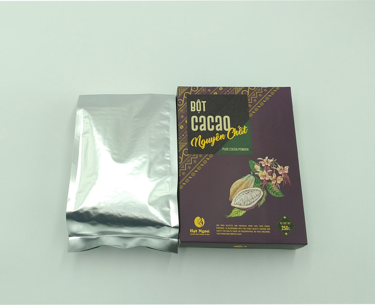 BỘT CACAO NGUYÊN CHẤT - HỘP 250G