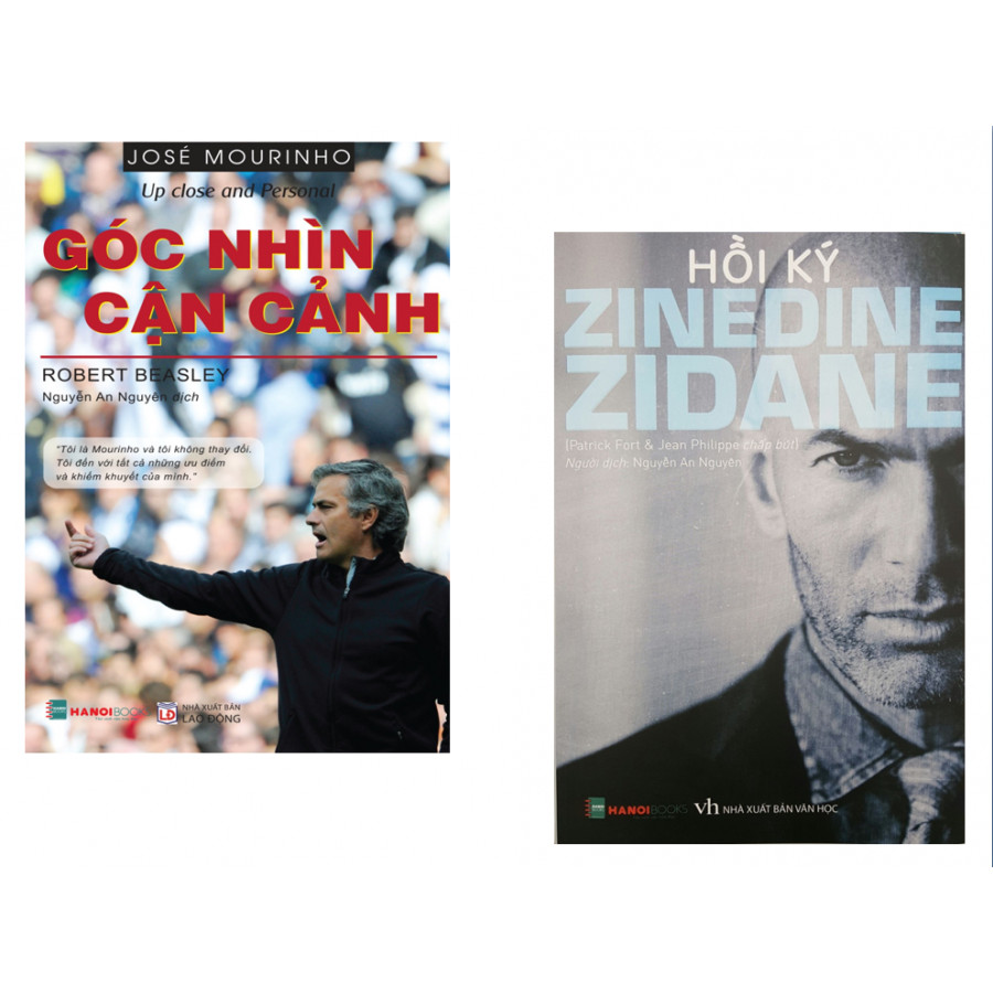 Combo : Hồi kí Zinedine Zidane, Jose Mourinho - Góc nhìn cận cảnh