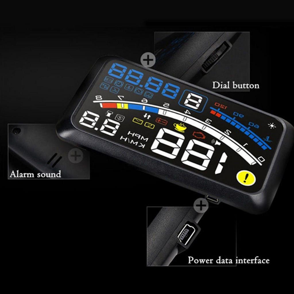 5.5"  HUD Car Head Up Display OBDII EUOBD
