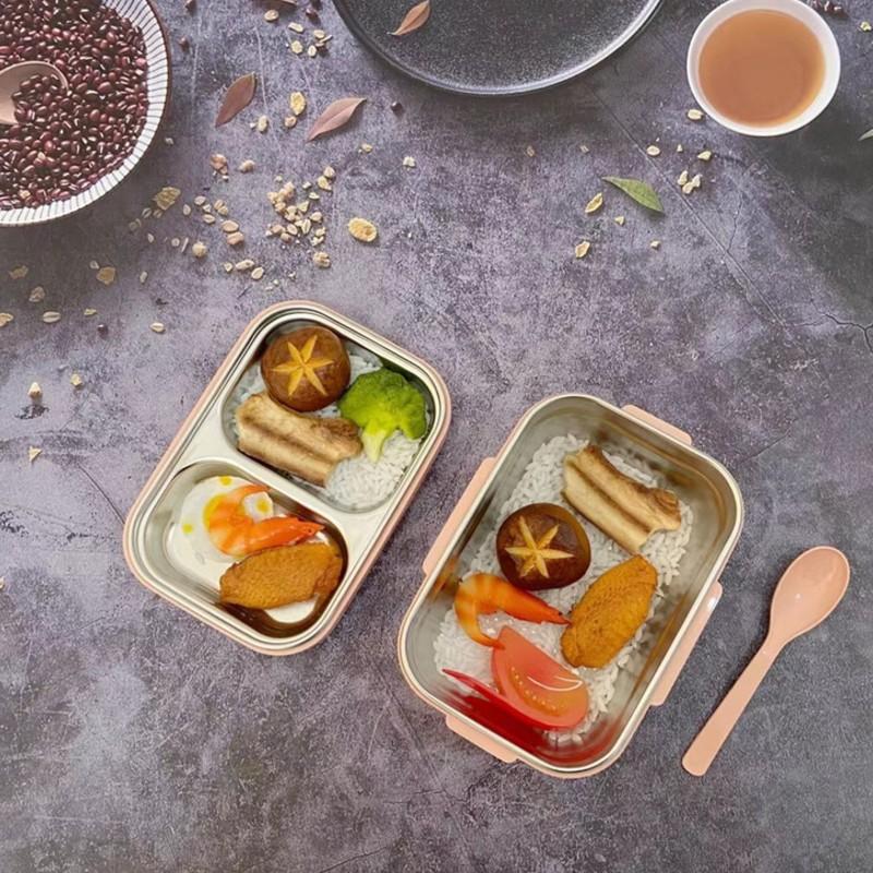 Hộp đựng cơm văn phòng 2 tầng inox 304 cao cấp No 2410,hộp đựng cơm inox giữ nhiệt dùng được cho lò vi sóng