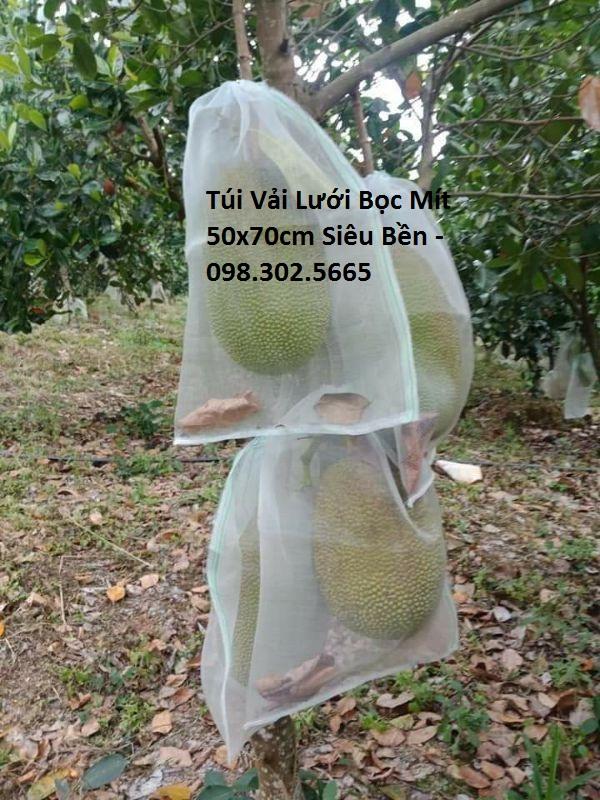 10 Túi Vải Lưới Bọc Mít kích thước 50x70cm Siêu Bền -Chống Ruồi, Chim, Côn Trùng Hút Chích, Chịu Nắng Mưa Qu