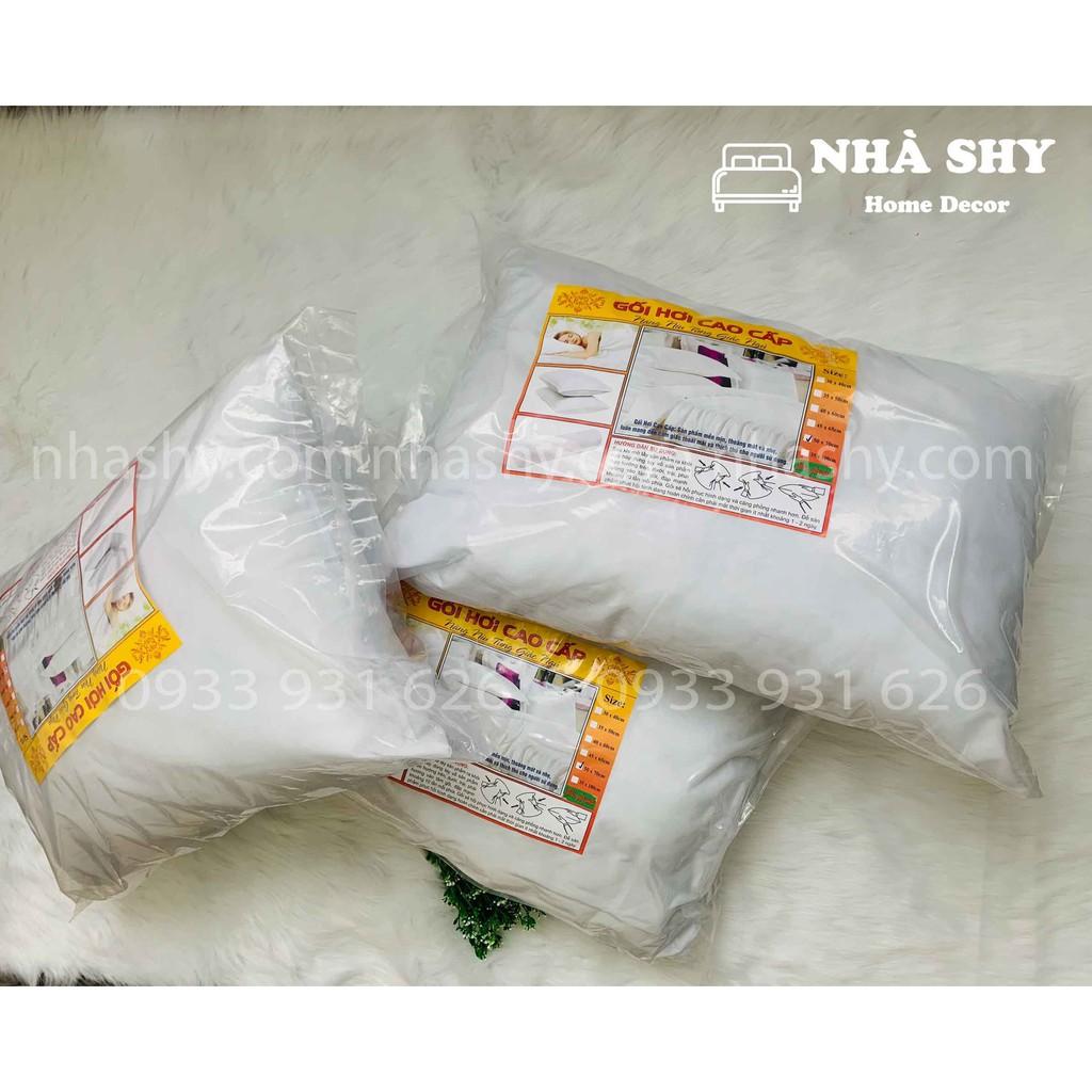 Ruột gối nằm poly cotton (45x65cm) và gối ôm size 35x1m