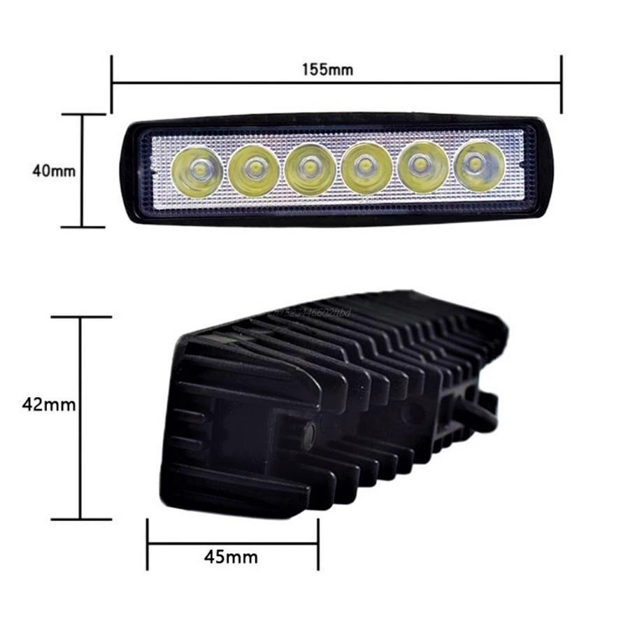 Đèn trợ sáng xe máy ô tô LED C6 mẫu mới ánh sáng mạnh