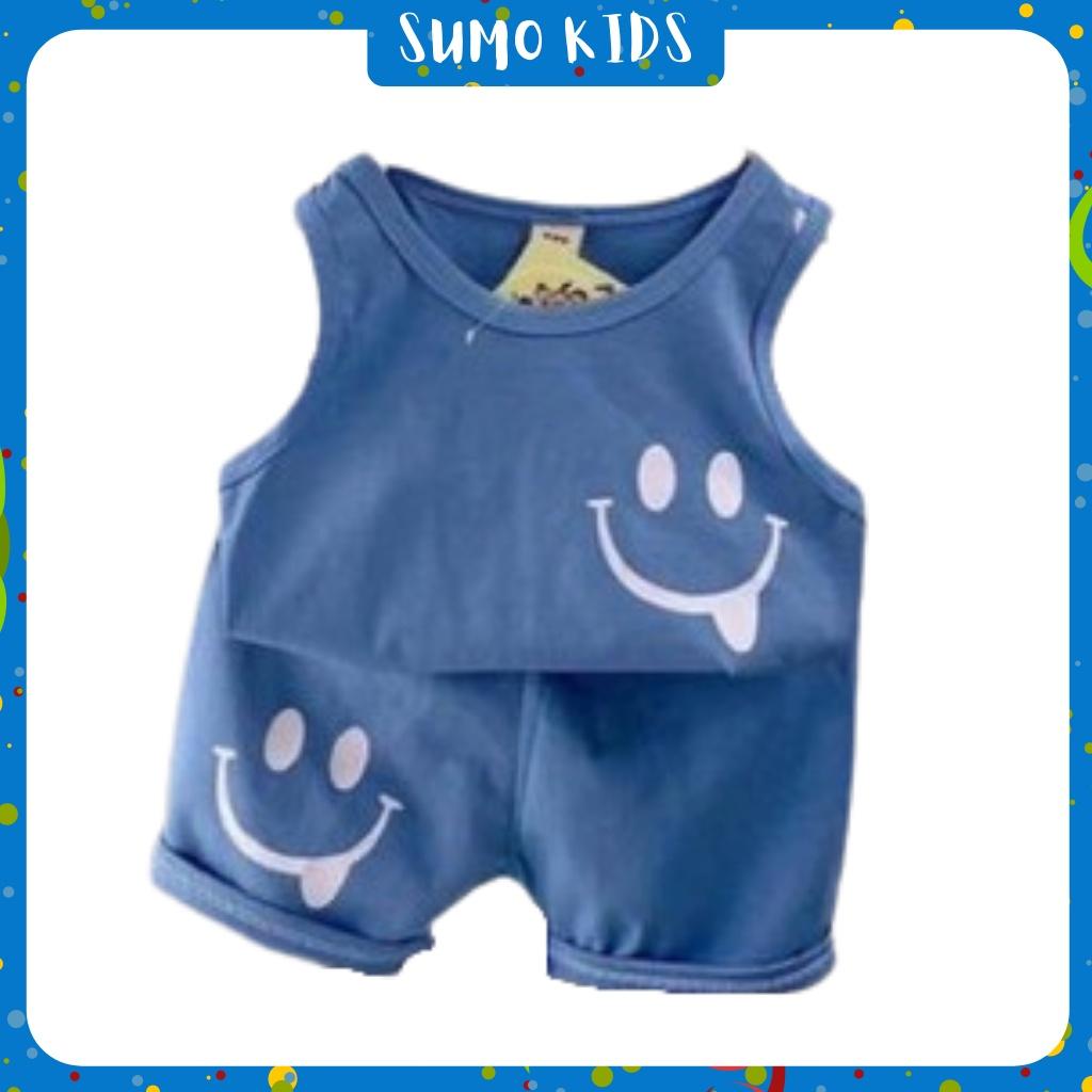 Đồ Bộ Ba Lỗ Mặt Cười Cho Bé Mặc Ở Nhà Cực Xinh - SUMO KIDS