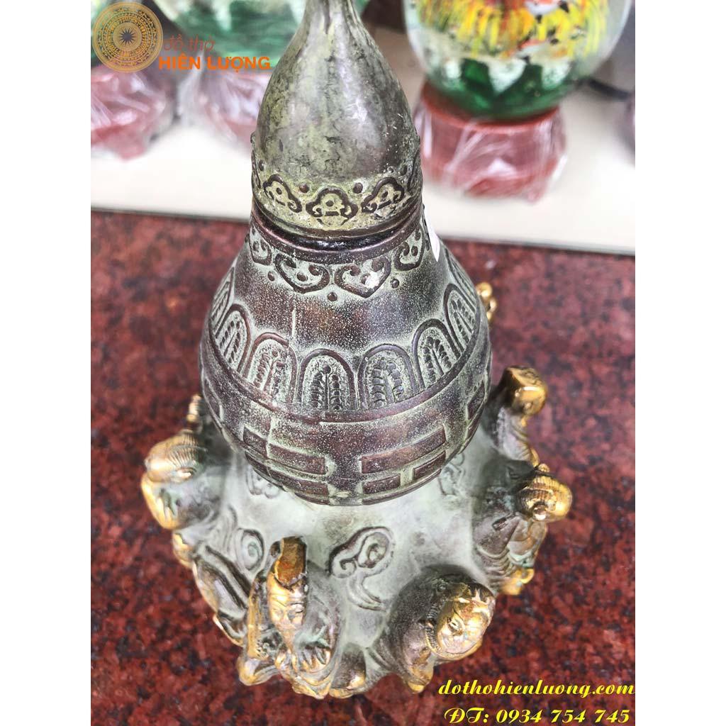 Hồ Lô Bát Tiên Bằng Đồng Giả Cổ