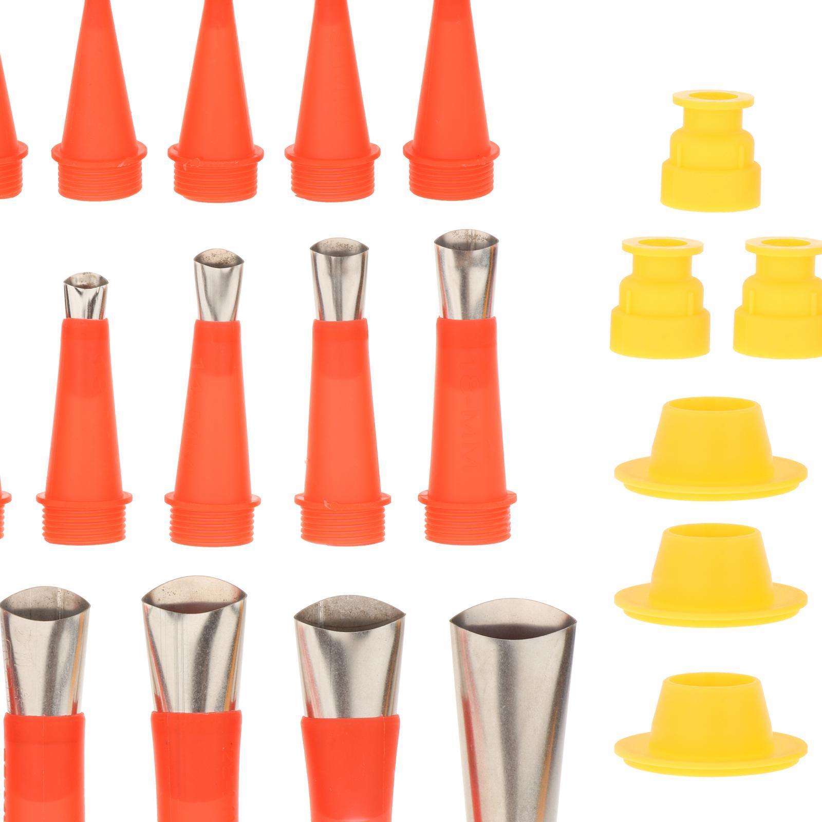 21Pcs Caulking Nozzle Applicator Sealant Caulking Finishing Tool for Door