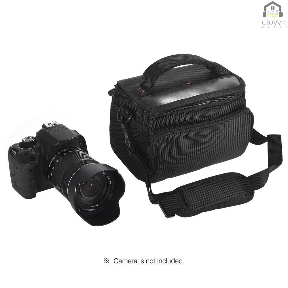 Túi đeo chéo đựng máy ảnh chống sốc có dây đeo vai tháo được cho Andoer 4K Camcorder DV A7/NEX Series M Series