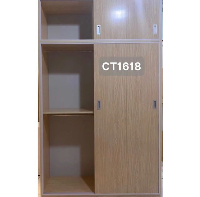 Tủ quần áo nhựa cánh lùa 2 tầng 4 cánh ĐV Tundo 160 x 245 x 47 cm nhiều màu lựa chọn