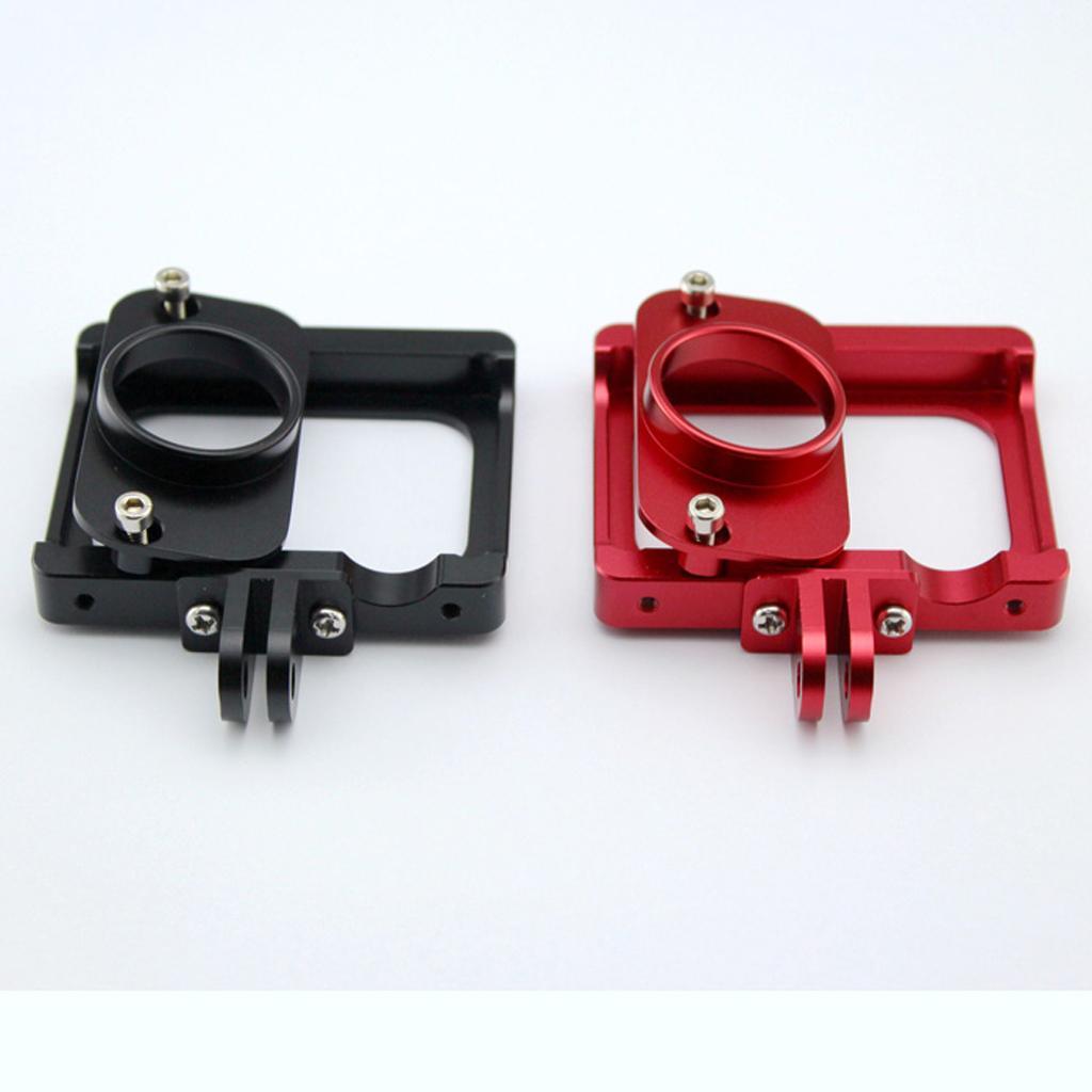 Alloy CNC Protective Metal Frame Mount Case Cover for Xiaomi Yi Camera Black