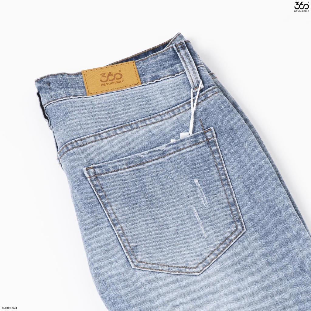 Quần jean nam slimfit thương hiệu 360 Boutique màu xanh denim - QJDOL324