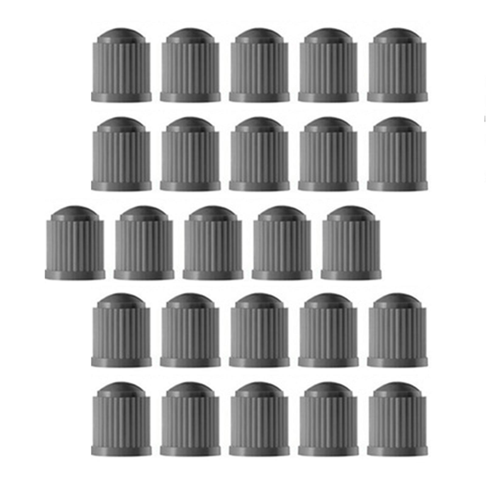 25 Pieces Car Tire Valve Stem Caps with Rubber  Decoration Tire Cap for Car